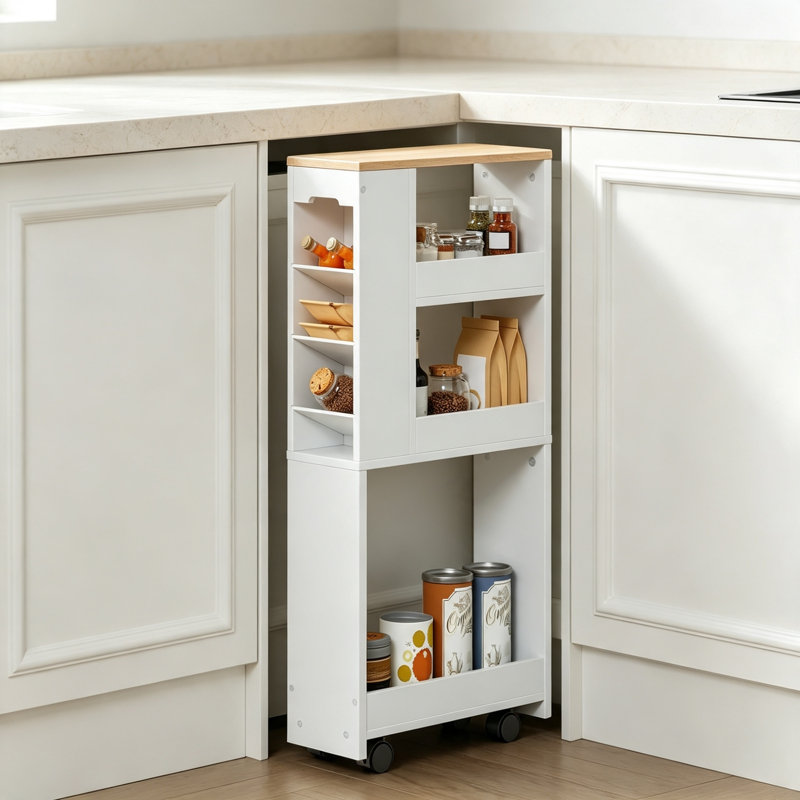 85.5cm H x 15cm W Utility Cart