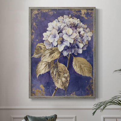 Reproduction encadrée FLORAL Series CC XXII - bois massif
