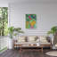 Toile d'extérieur «Tapisserie tropicale II» Chariklia Zarris-87945499