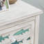 Commode décorative carrée 3 tiroirs Amias