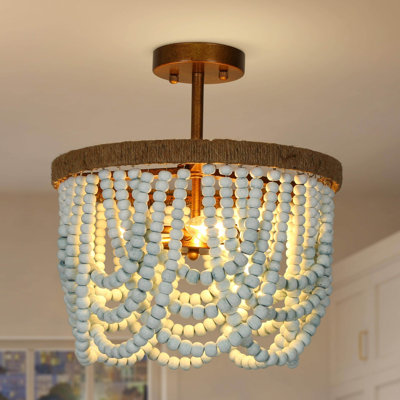 Plafonnier semi-encastré 14,4 po à 3 lumières Abriell