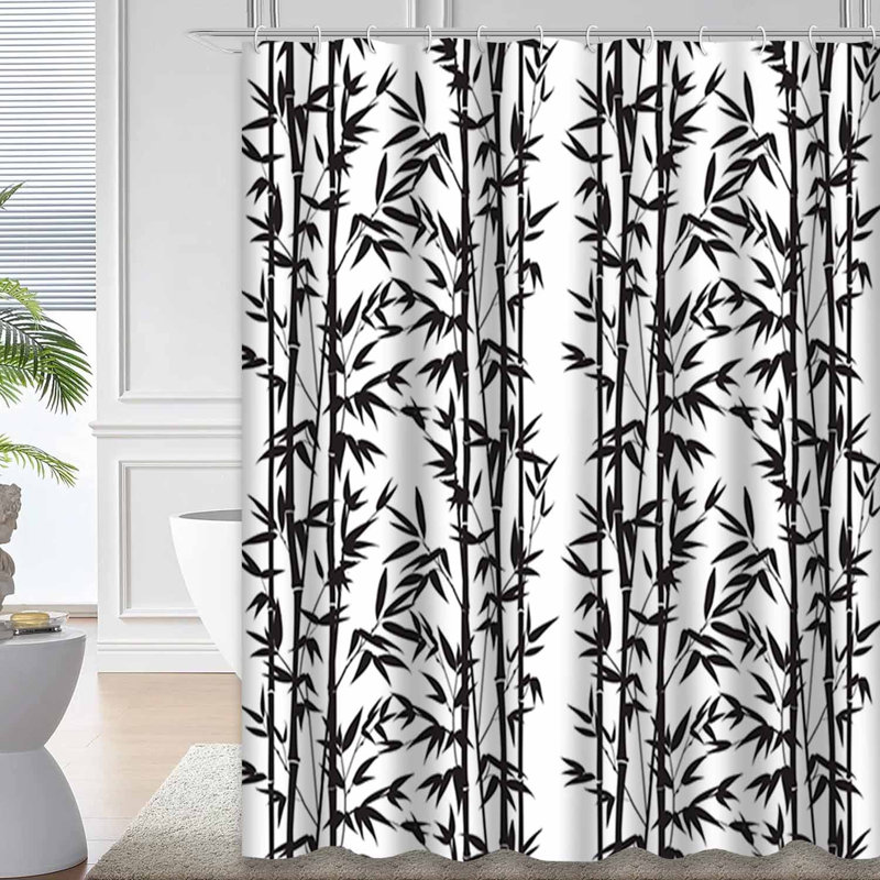 Rideau de douche Bamboo, L 72 po x l 78 po