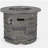 Outdoor 32-inch round propane fire pit