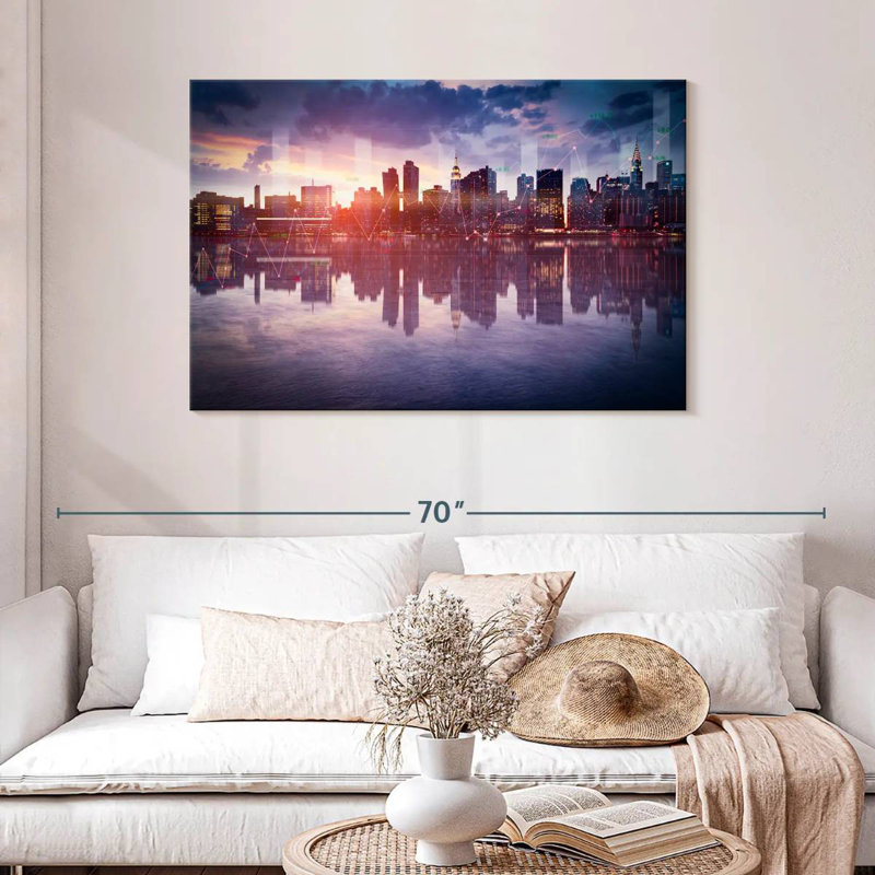 Ravi New York Abstract, 30" H x 45" W