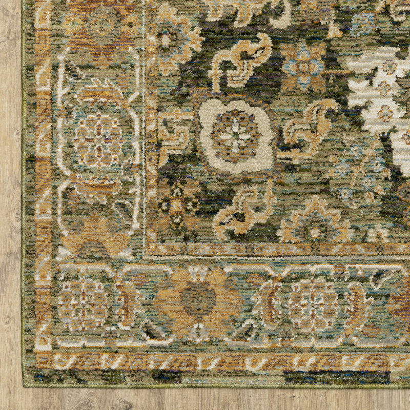Lusher Oriental Indoor Rug, Rectangle 3'3" x 5'2"