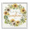 Let Sunshine in Sunflower Wreath par Nan - Impression sur bois