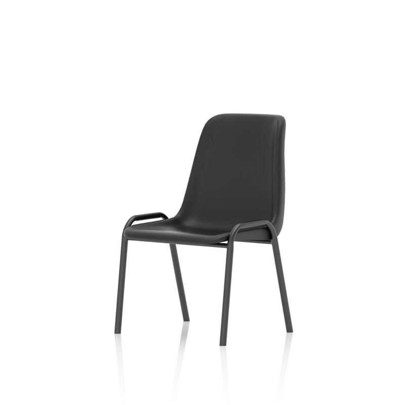 Albertina Waiting Room Chair, Black