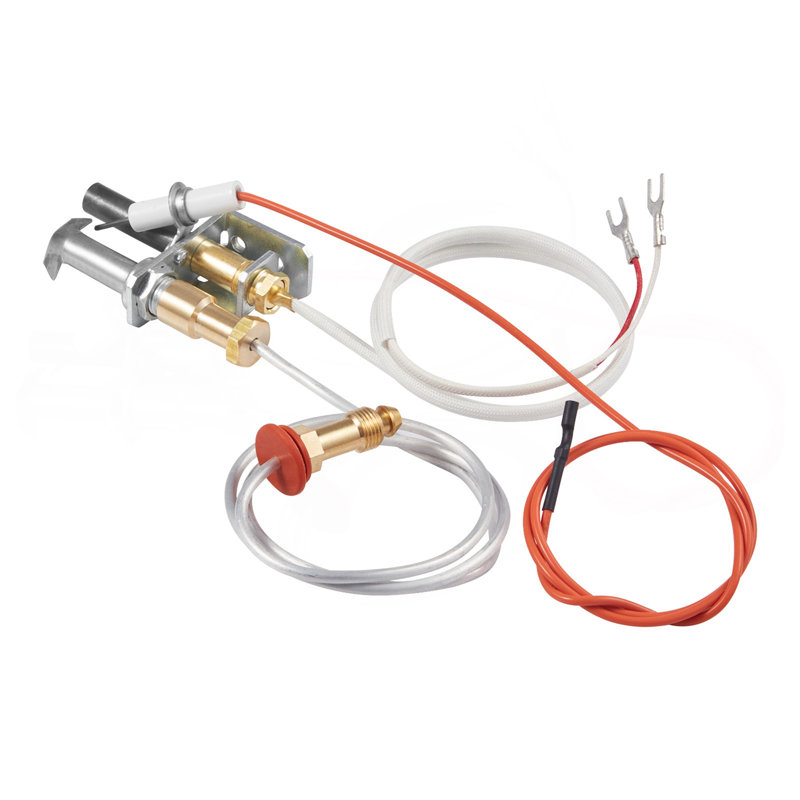 Assemblage de veilleuse au gaz, OE 446-512A, HSRV 446-512A, ensemble d'assemblage de veilleuse au gaz pour foyer, remplacement d'allumage au gaz naturel, compatible avec les modèles Heat & Glo, Heatilator, Lennox, Regency
