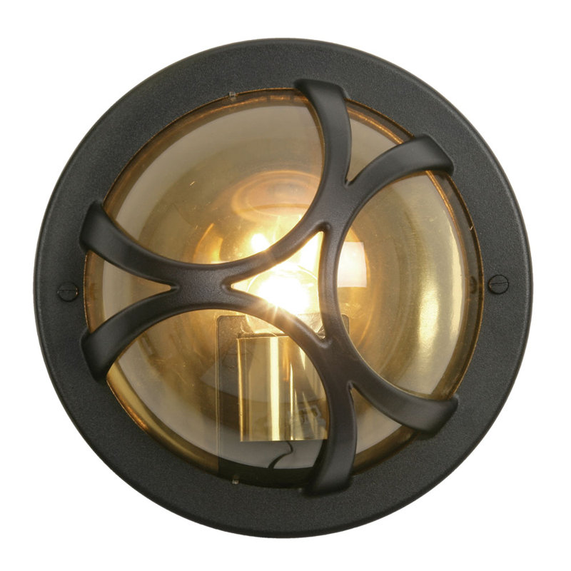 Fordham Black Outdoor Bulkhead Light
