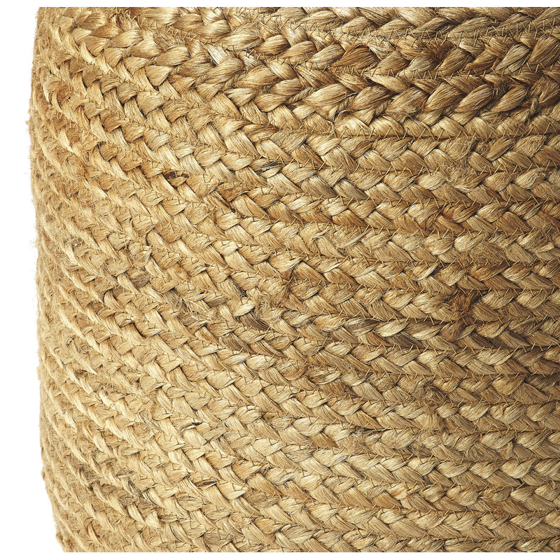 Repose-pieds rond 16 po Sandara, naturel