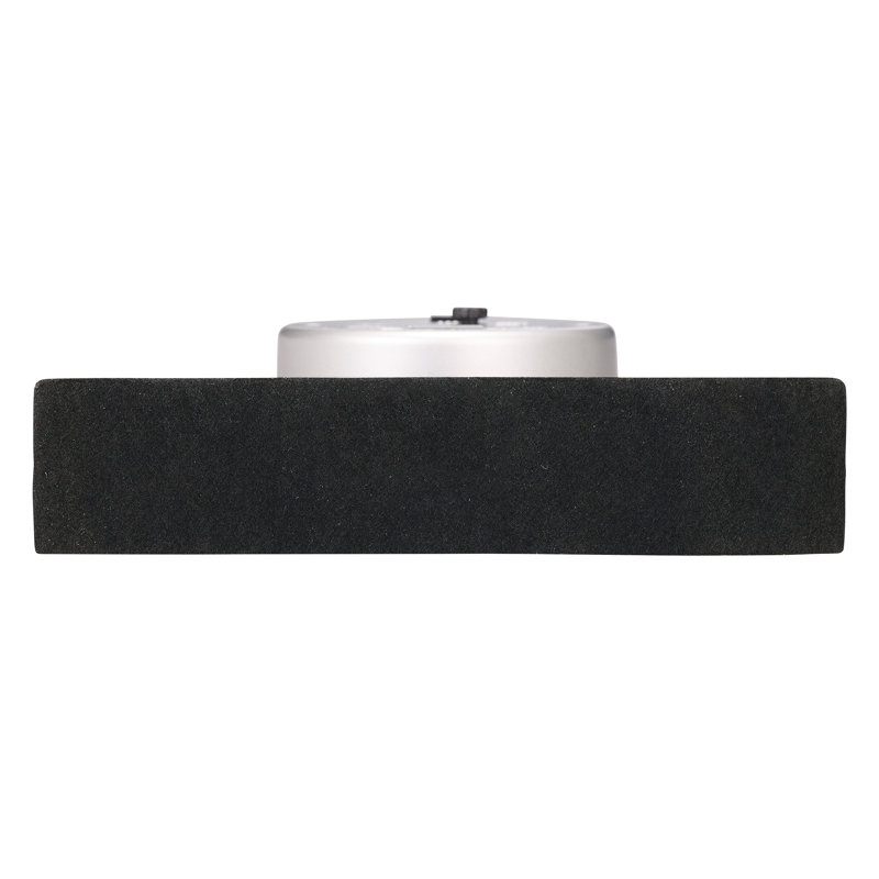 Denhan Roman Numeral Crystal Quartz Movement / Crystal Alarm Tabletop Clock in Brushed Nickel