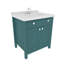Ensemble de meuble-lavabo simple 31 po avec plateau en marbre d'ingénierie Elfand-381033804