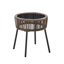Ensemble de conversation pour patio en osier 2 personnes avec coussins Charlcy-729763570