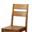 Solid Wood Kitchen Set Of 2Pc Dining Chairs Panel Back Chairs Dining Room