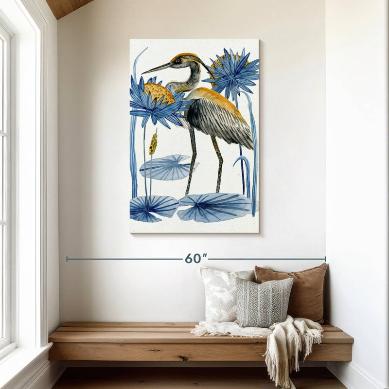 Brampt Heron Pond I, 45" H x 30" W