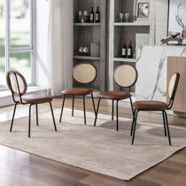 Wayfair  Faux Leather King Louis Kitchen & Dining Chairs You'll Love in  2023
