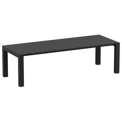 Farrah 118'' Rectangular 6-Person Outdoor Dining Set