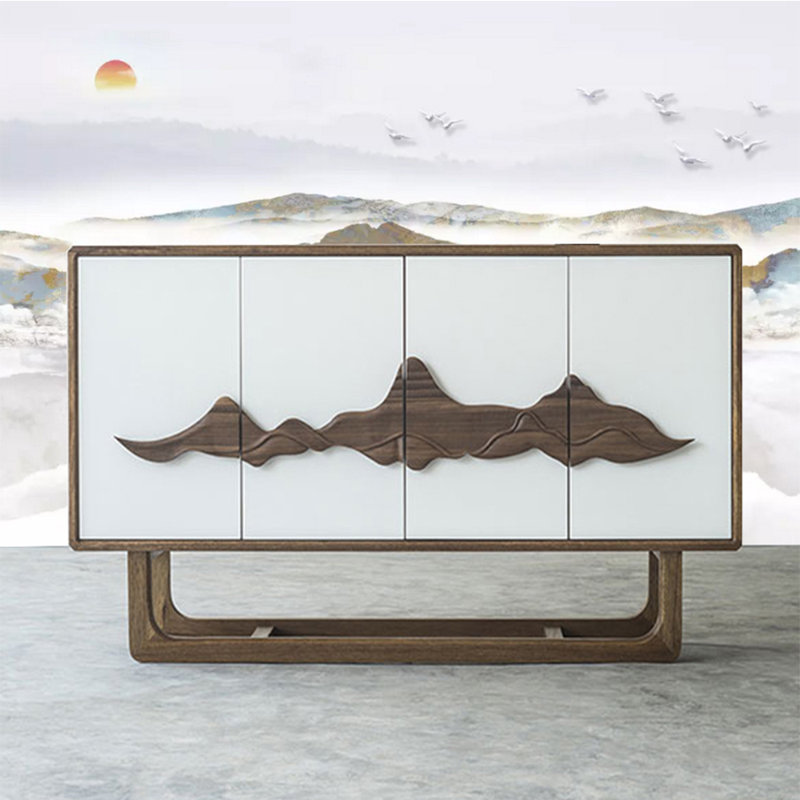 Nouvelle armoire d'appoint à cloisons de style chinois