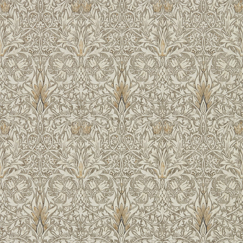 Snakeshead Wallpaper, Stone/Cream
