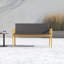 Lumina 51.25'' High-Density Polyethylene (HDPE) Wicker Outdoor Loveseat