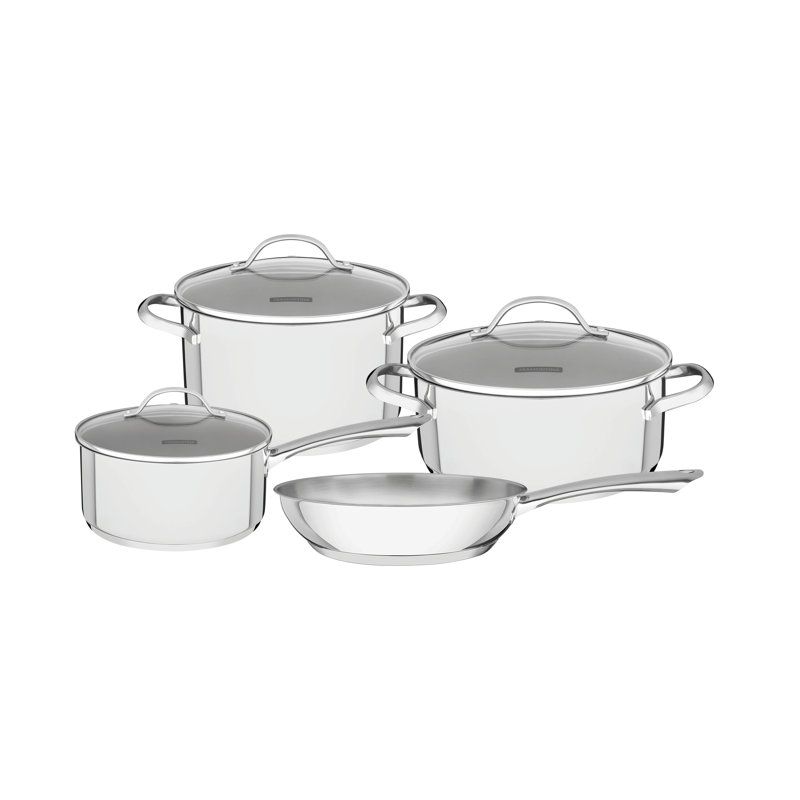 Tramontina 4 Pieces Stainless Steel Cookware Set