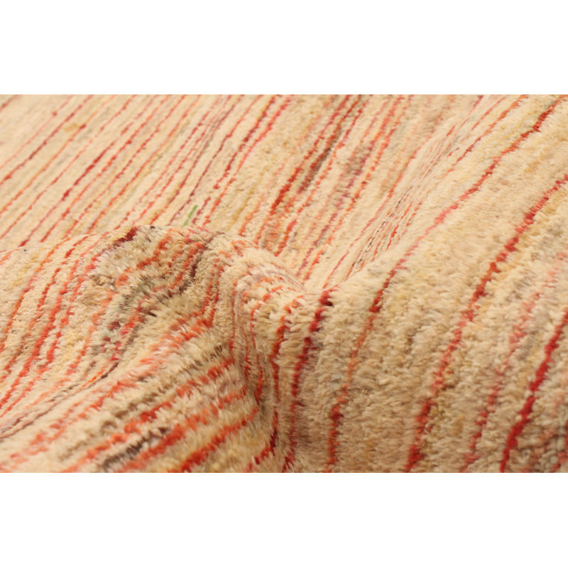 Tapis beige Nifelheim Finest Gabbeh 4 pi 10 po x 6 pi 7 po