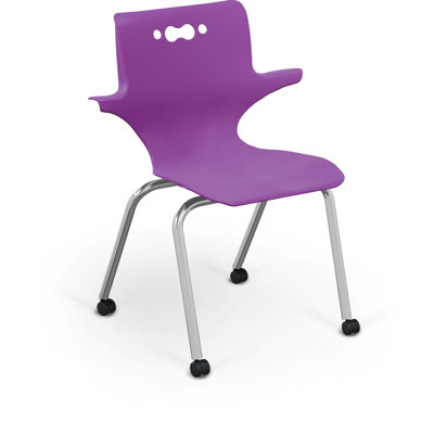 Hierarchy Stacking Classroom Chair with Wheels