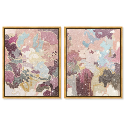 Ruby Lovers Set Graphic Art Canvas