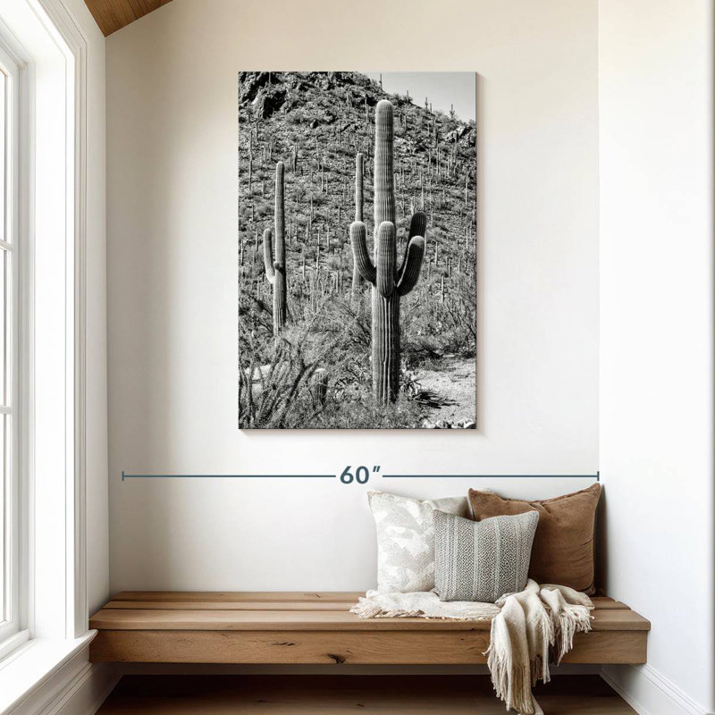 Harnek Black Arizona - Cactus Hill III, 45" H x 30" W