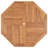 Patio Dining Table 43.3"x43.3"x29.5" Solid Wood Teak
