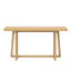 Kerra rectangulaire avec pieds en bois robuste