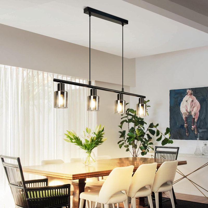 4 - Light Matte Black Pendant
