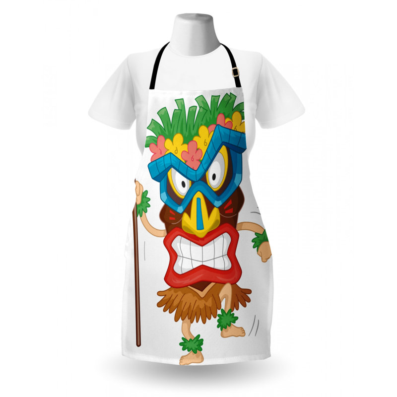 Tablier de bar tiki