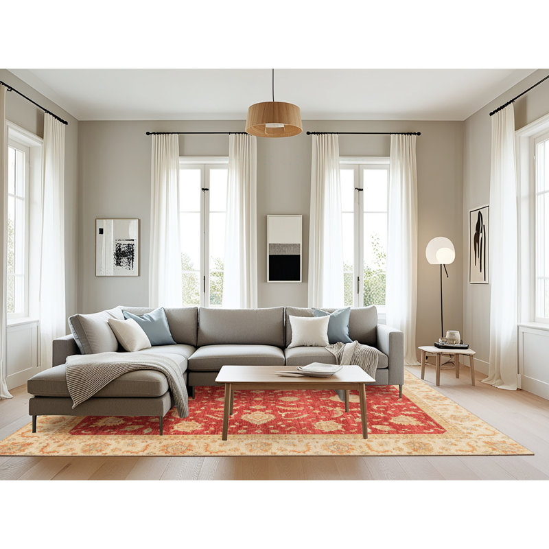Tapis abstrait 4056, Rectangle 8 pi x 10 pi