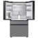 Samsung 23 cu. ft. Bespoke Counter Depth 4-Door French Door Refrigerator with Inner Beverage Center in Stainless Steel