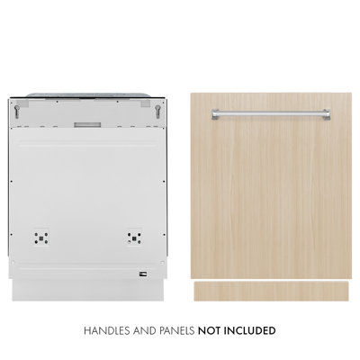 ZLINE 24 in. Monument Series 3rd Rack Dishwasher with Auto Door Open Drying, 44dBa, Panel Ready