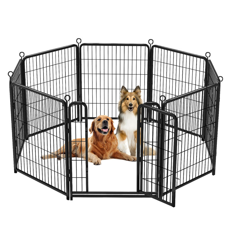 101.6cm H Panel Metal Yard Kennel