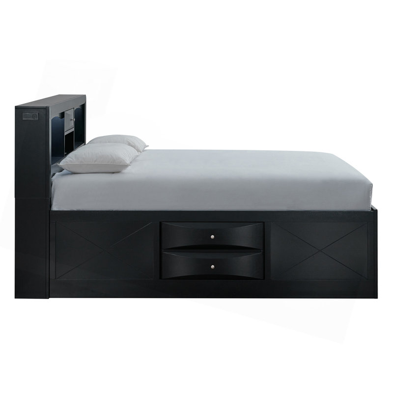 Full Bed , Black, Black, Full / Double