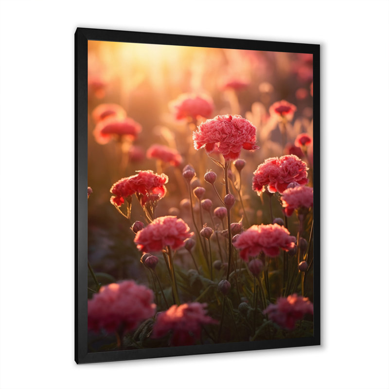 Rétro œillets bruns II sur toile, H 32 po x l 24 po x P 1 po, Cadre simple noir