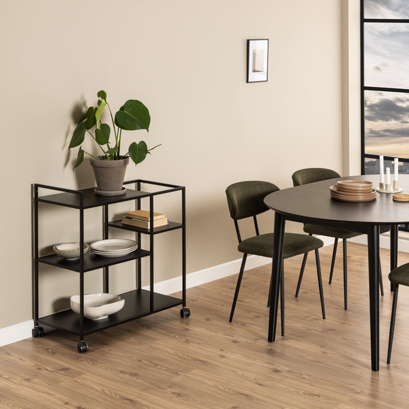 Afaan Metal Bar Cart