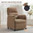 Modern Upholstered Teddy Fabric Recliner Manual Recliner-1061527133