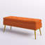 Banc de rangement rembourré en velours Kajana-1682510100