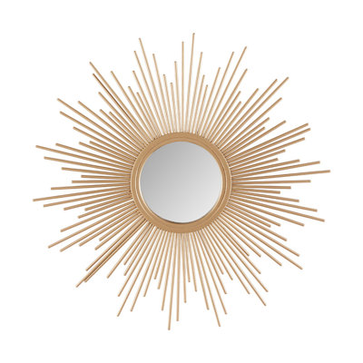 Glamour miroir soleil levant or moderne