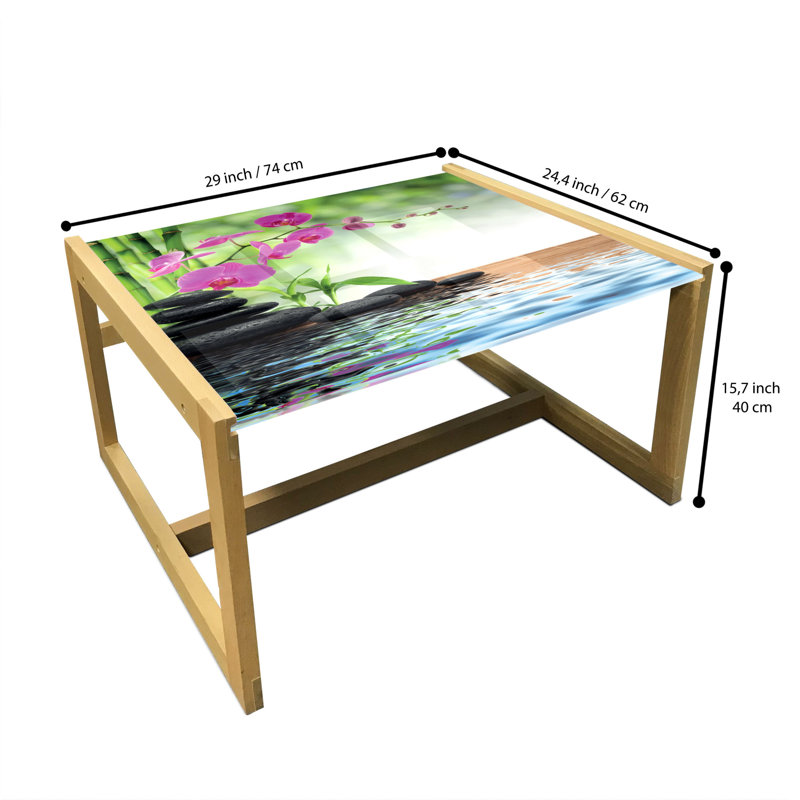 Jakela Sled Coffee Table, 62cm H x 74cm W x 40cm D