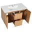 Meuble-lavabo 36 po avec lavabos en céramique, 2 portes et 2 tiroirs-330328729