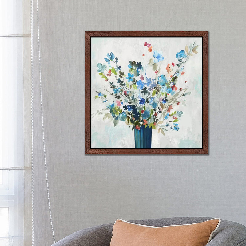 Enlightenment by Asia Jensen - Painting on Canvas, Brown Framed, 45.72 cm H x 45.72 cm W