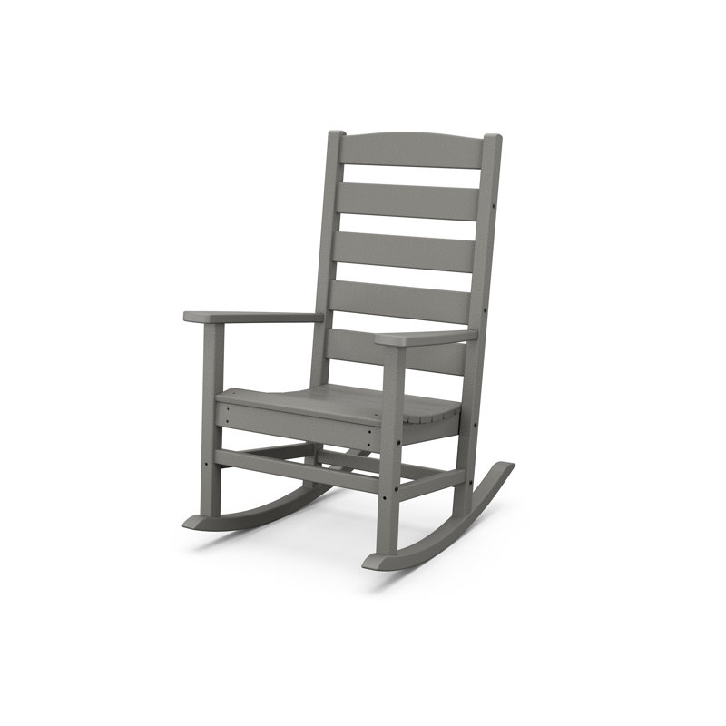 Chaise berçante POLYWOOD x Sol 72 Destini, Gris ardoise