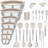 Bolonie 26 Utensil Set