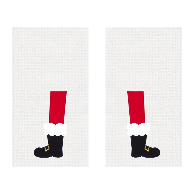 Serviettes pour bottes santa