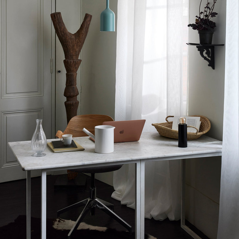 Sheer Curtain Single Panel, White, 145cm x 298cm